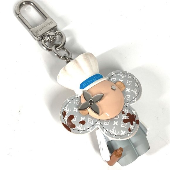 LOUIS VUITTON M01467 Vivienne Baker Bag Charm Keychain, Metal, Women's, White - Picture 1 of 10